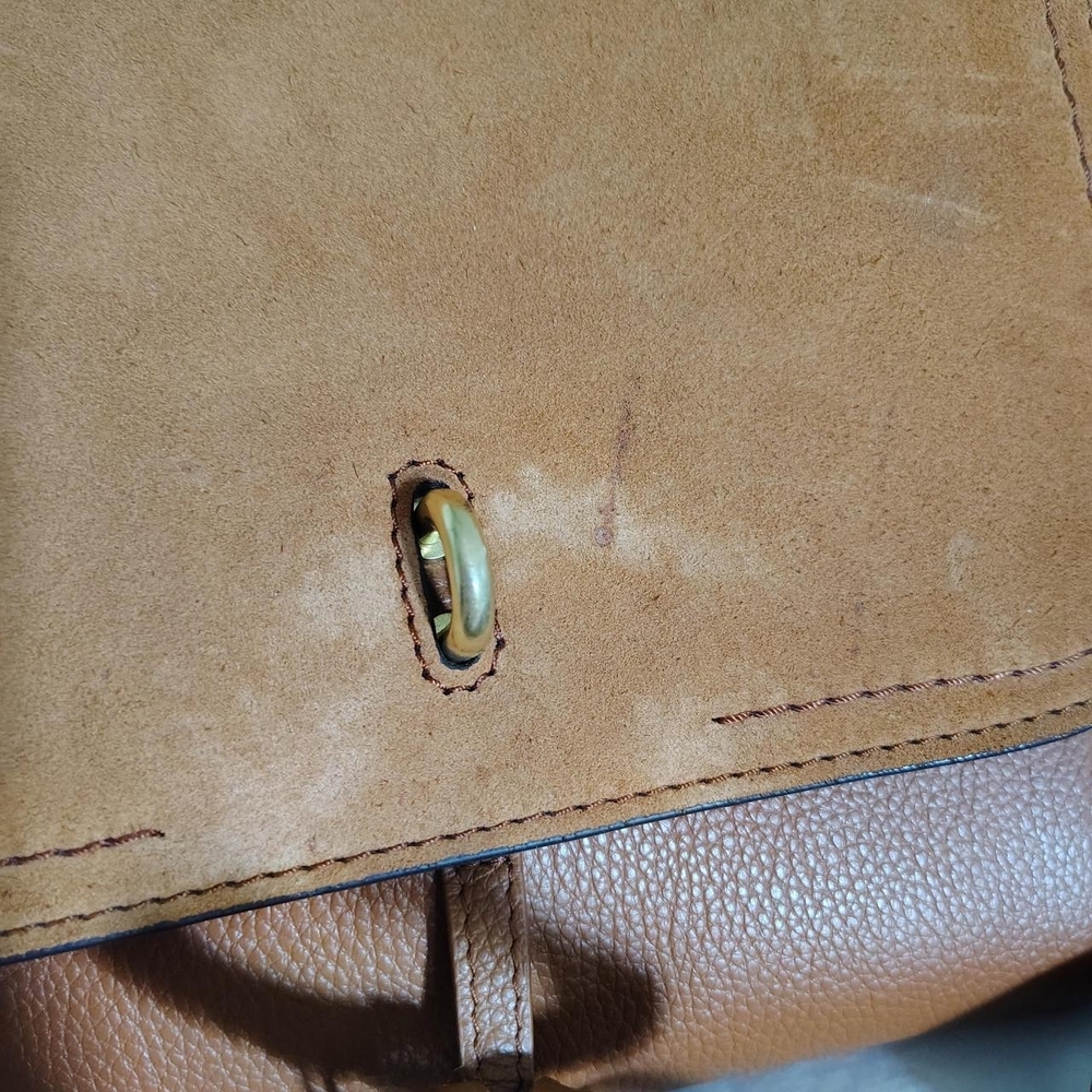 See By Chloe | Joan Small Suede/Leather Brown Crossbody Bag - Picture 3 of 6